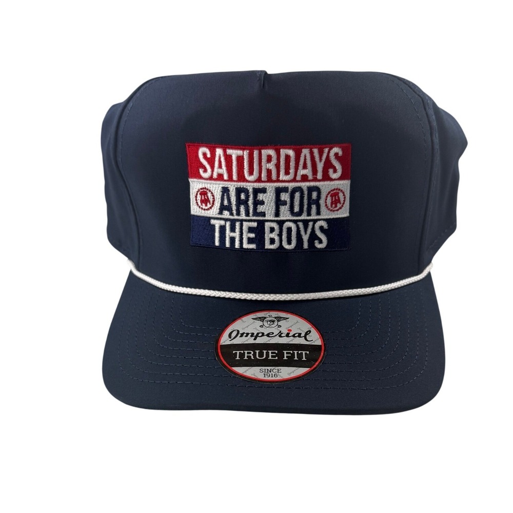 Barstool Sports Saturdays Are For The Boys Golf Hat Rope Trim Adjustable‎ New